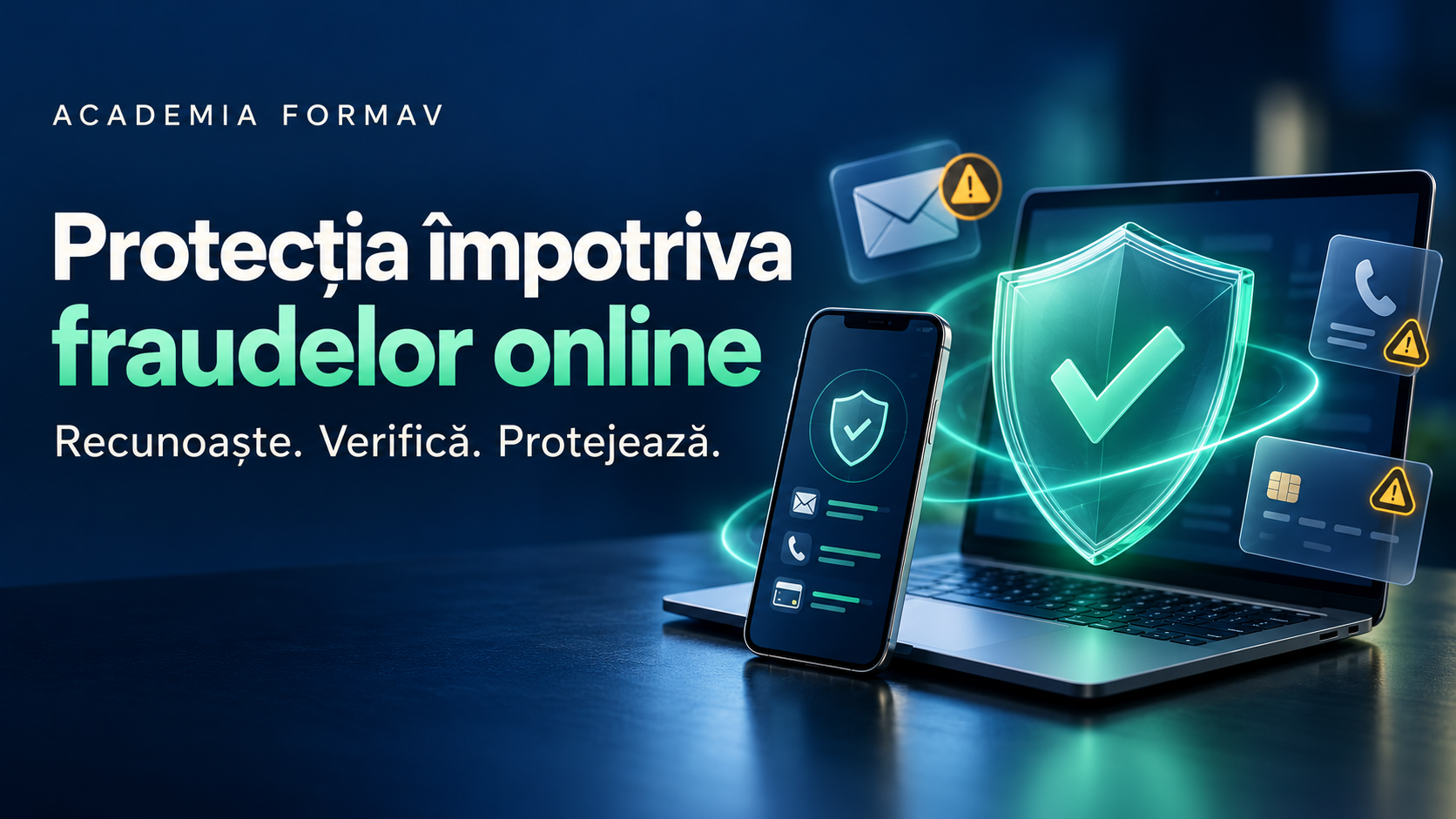 Protecția împotriva fraudelor online – recunoaștere, prevenire și reacție