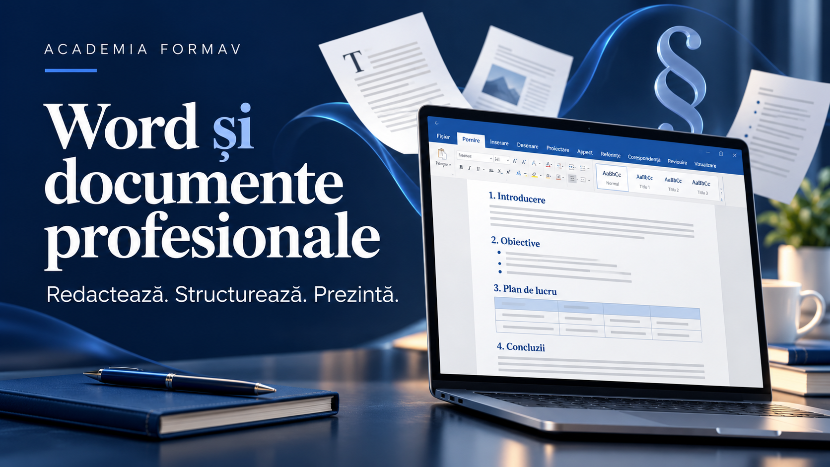 Word și documente profesionale – redactare, formatare și rapoarte